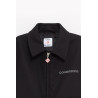 CASABLANCA BLACK BONDED WOOL BLEND JACKET